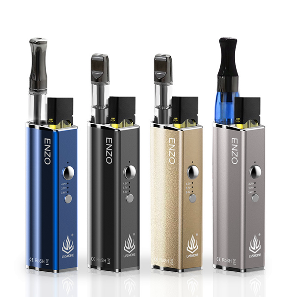 LVSmoke Enzo 4 in 1 450mAh Variable Voltage VV Box Mod For Thick Oil/Liquid/Concentrates/Dry Cartridges Tank