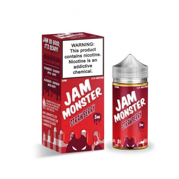 Jam Monster Strawberry E-Liquid 100ml -  U.S.A. Warehouse (Only ship to USA)