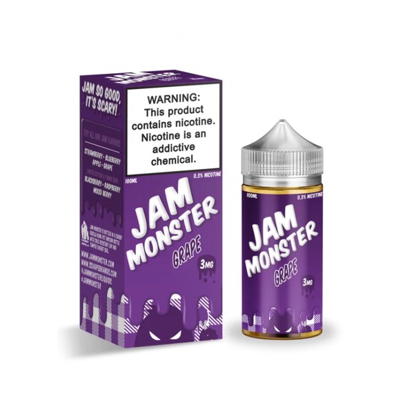 Jam Monster Grape Vape E-Juice 100ml - U.S.A. Warehouse (Only ship to USA)