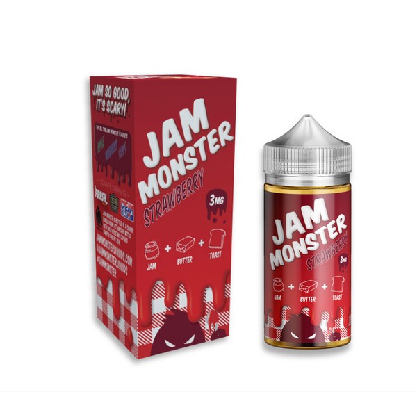 Jam Monster Strawberry E-Liquid 100ml -  U.S.A. Warehouse (Only ship to USA)