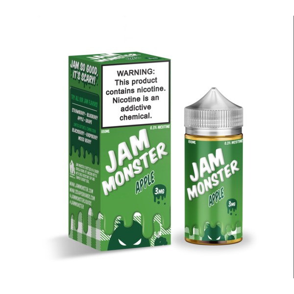 Jam Monster Apple E-Juice 100ml - U.S.A. Warehouse (Only ship to USA)