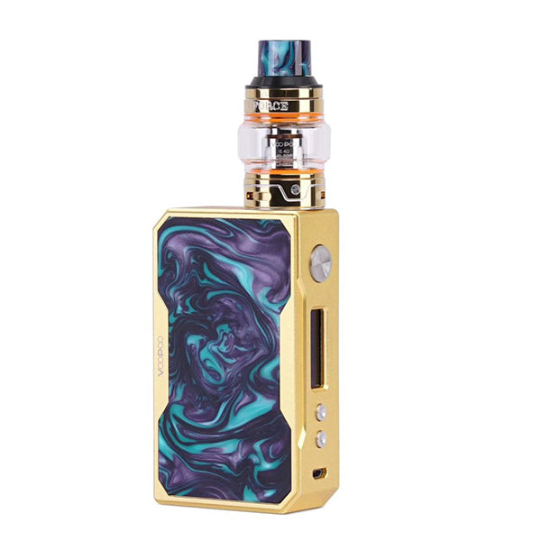 VOOPOO Gold Drag Resin 157W Starter Kit With UFORCE Tank (5ML)