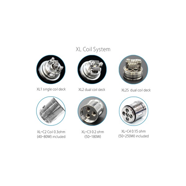 3PCS-PACK IJOY Limitless-EXO XL-C4 Chip Coil 0.15 Ohm